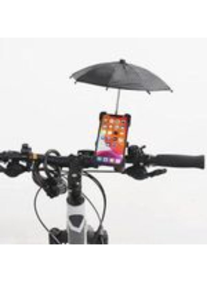 Phone Holder with Mini Sun Umbrella for Bikes 🚴‍♀️ (360° Adjustable | Full Protection) - Image 5
