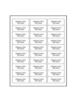 FungLam Address Labels For Inkjet Printers 1" X 25 8" Pack Of 3000 Labels  - Image 1