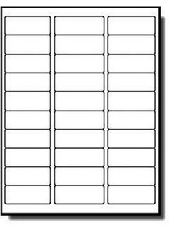 FungLam Address Labels For Inkjet Printers 1" X 25 8" Pack Of 3000 Labels  - Image 4