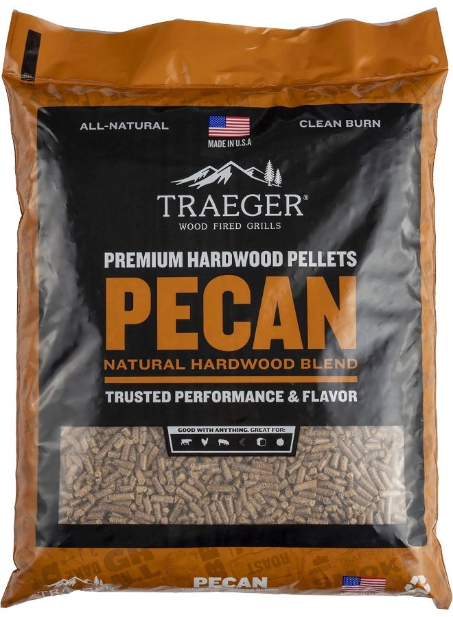 TRAEGER Traeger Pecan BBQ Wood Pellets 20Lb Bag - Image 1