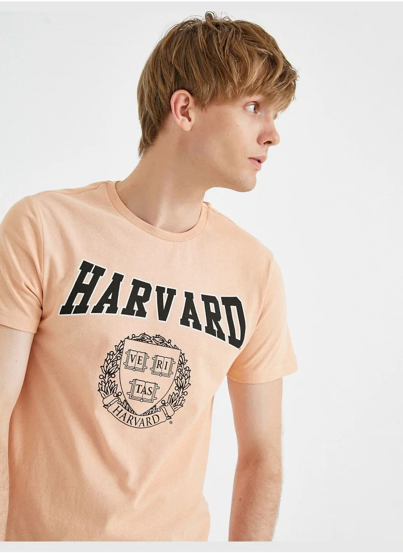 كوتون Harvard T-Shirt Licensed Printed Cotton