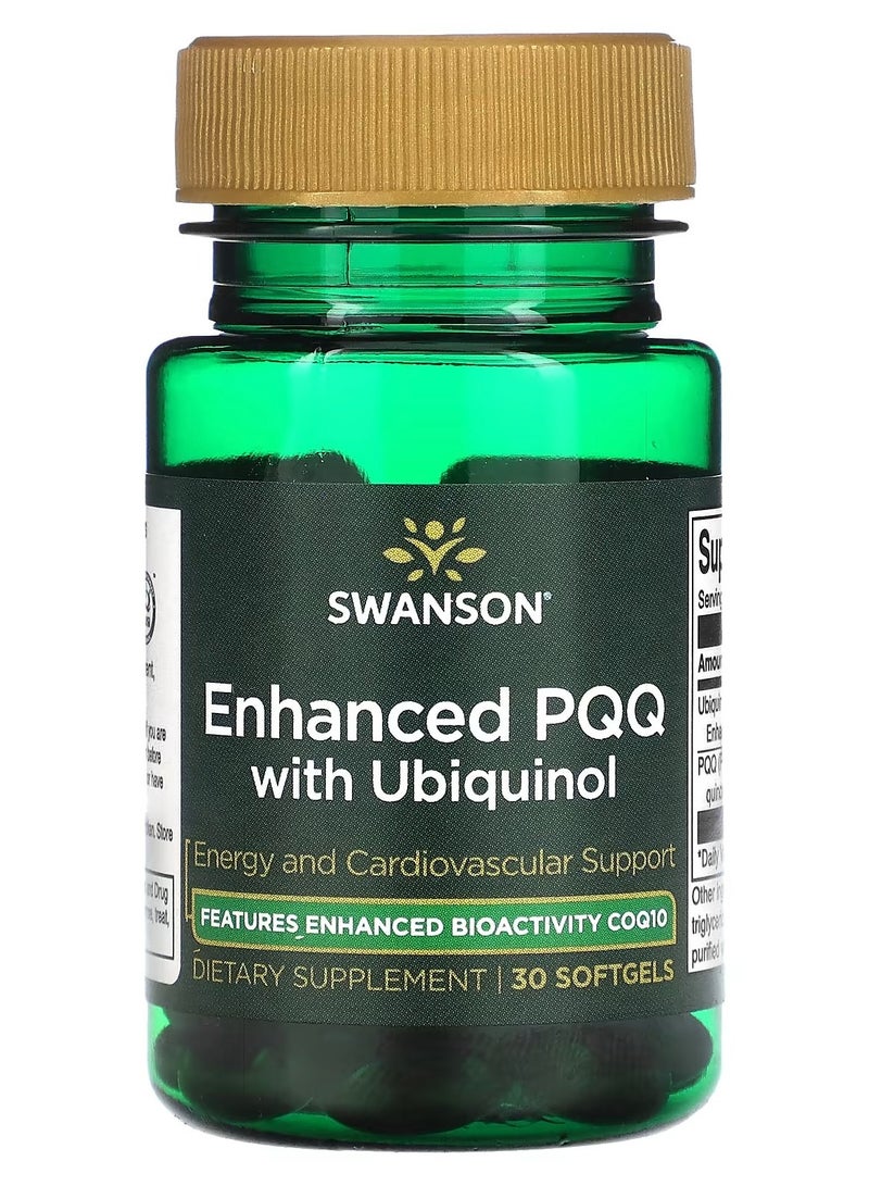 Swanson, Enhanced PQQ with Ubiquinol, 30 Softgels
