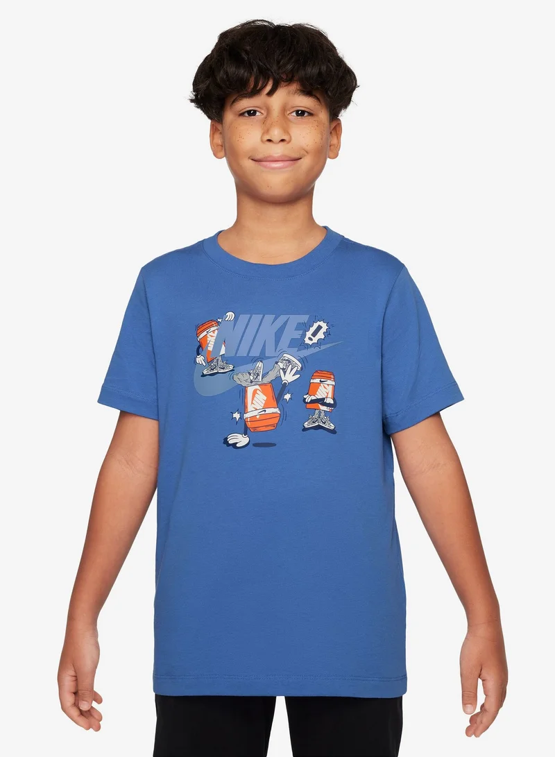 نايكي Nsw Boxy Break Dance Graphic T-Shirt