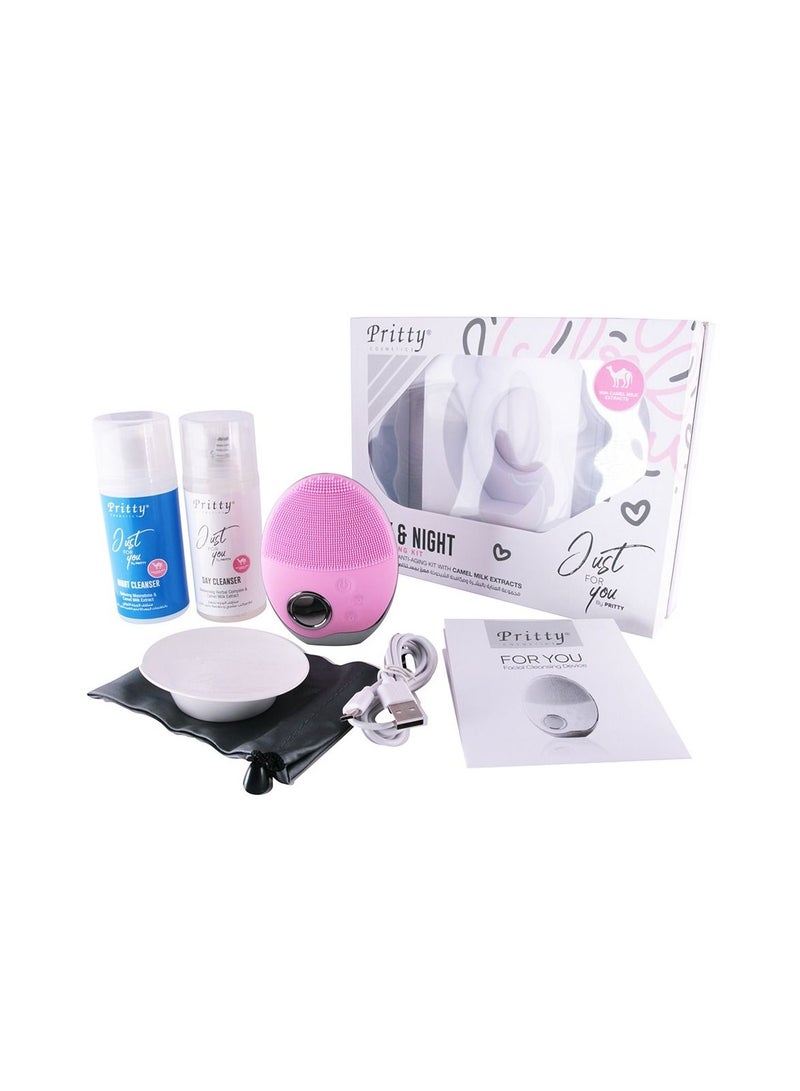 Pritty Day & Night Facial Cleansing Kit - Image 1