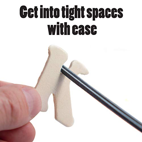 Keystone 100 Pcs Sanding Twigs Kit Ideal for Woodworking, Sanding Sticks for Plastic Models, Arts, Crafts, Assorted Mixed Grit Abrasive Polishing Sticks for Wood, Metal, Plastic (100 Pcs) - Image 5