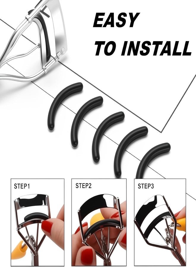 Pdtwq 36Pack Fit for Tweezerman Eyelash Curler Refills,High-Elasticity Silicone Eyelash Curler Refills Fit for Tweezerman Lash Curlers. - Image 5