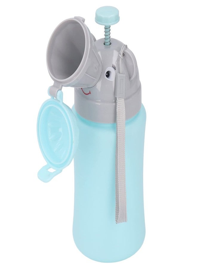 Depisuta Travel Urinal Portable Potty Pee Cup for Kids, Leakproof Urinal Emergency Toilet for Camping Car Travel and Kid Potty Pee Training Pee Bottle for Toddlers Kids (Blue for Boy) - Image 1