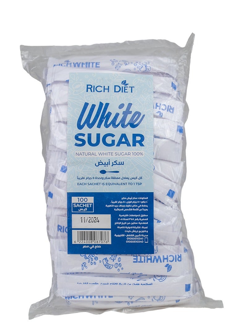 Rich Diet Rich white sugar bag 100 packs