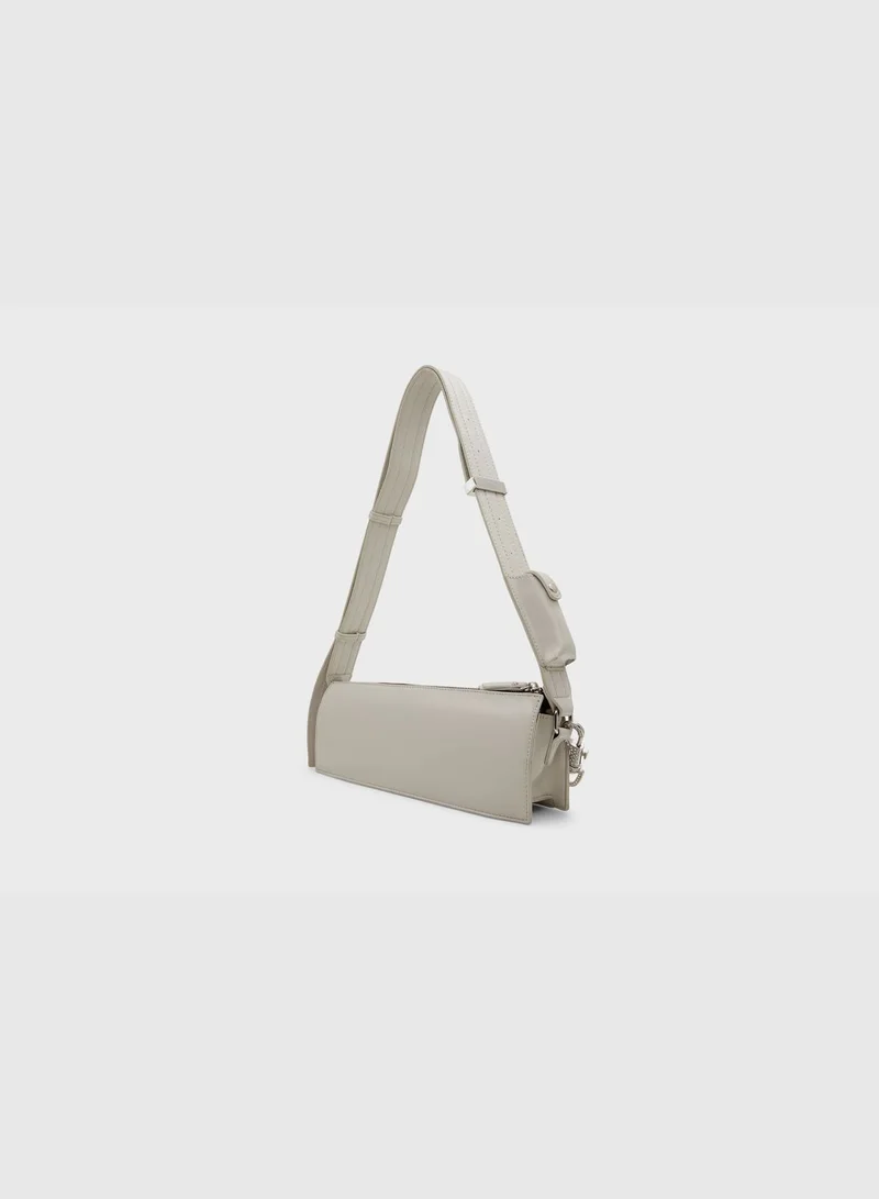 CALL IT SPRING Gaiia Plain Shoulder Bag with Detachable Chain