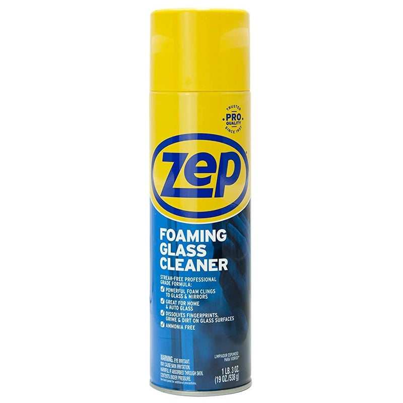 Zep ZUFGC24 Foaming Glass Cleaner 19 Ounces - Image 1