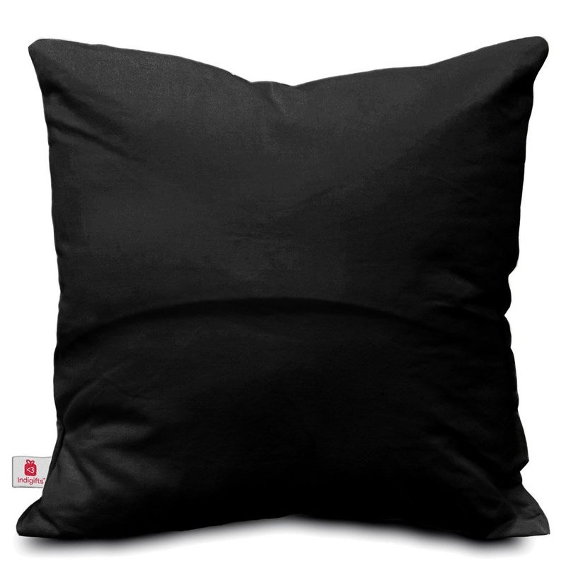 Indigifts Indigifts Grandparents Special Grandma Never Ending Love Micro Satin Fibre Cushion Cover with Filler Pink 12x12 inch - Image 3