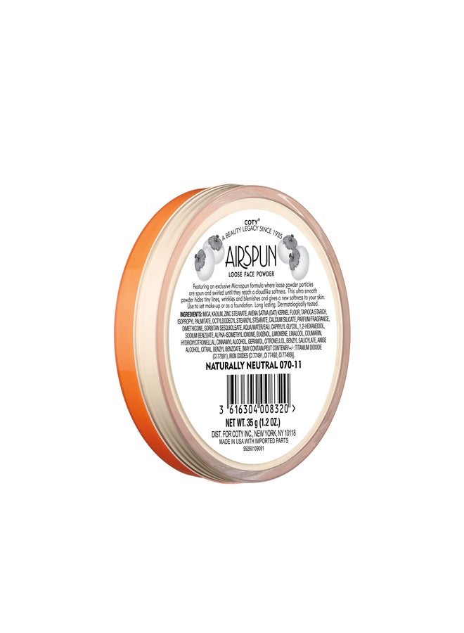 Airspun Coty Loose Face Powder, Naturally Neutral, Shelf - Image 3