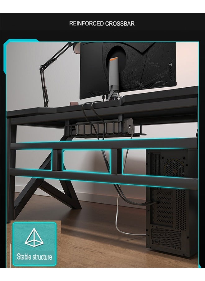 NKX - Ergonomic K Shaped Gaming Desk Computer Desk Writing Desk 120 CM - Image 1