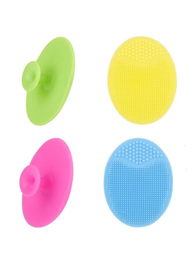 Luckyiren Face Scrubber,Soft Silicone Facial Cleansing Brush Pad Exfoliator Scrub Scrubby for Massage Pore Blackhead Removing Exfoliating-Unique Cool Fun Christmas Gift Present for Girl Sister Best Friend Women  - Image 1
