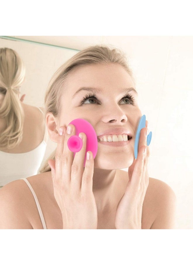 Luckyiren Face Scrubber,Soft Silicone Facial Cleansing Brush Pad Exfoliator Scrub Scrubby for Massage Pore Blackhead Removing Exfoliating-Unique Cool Fun Christmas Gift Present for Girl Sister Best Friend Women  - Image 5