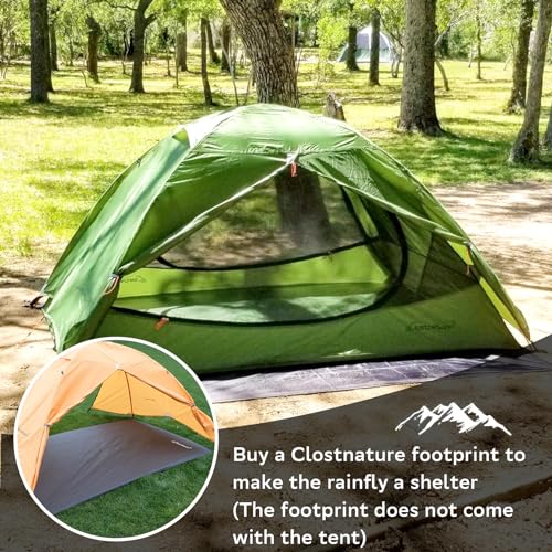 Clostnature Polaris Lightweight Backpacking Tent - 2 Person Ultralight Waterproof Camping Tent, 3 Season Large Size Easy Setup Tent for Family, Outdoor, Hiking and Mountaineering - Image 5