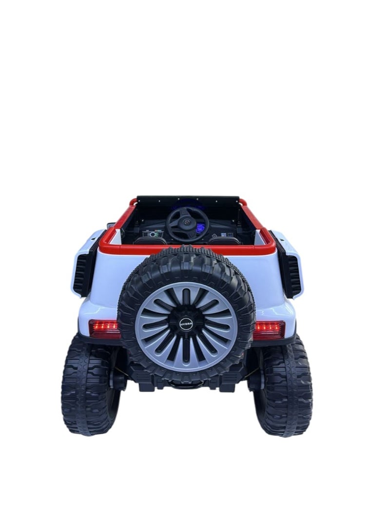 هامر سيارة جيب كهربائية للركوب - طراز هامر، بطارية ١٢ فولت، دفع رباعي مع تحكم عن بُعد ويدوي - Image 3