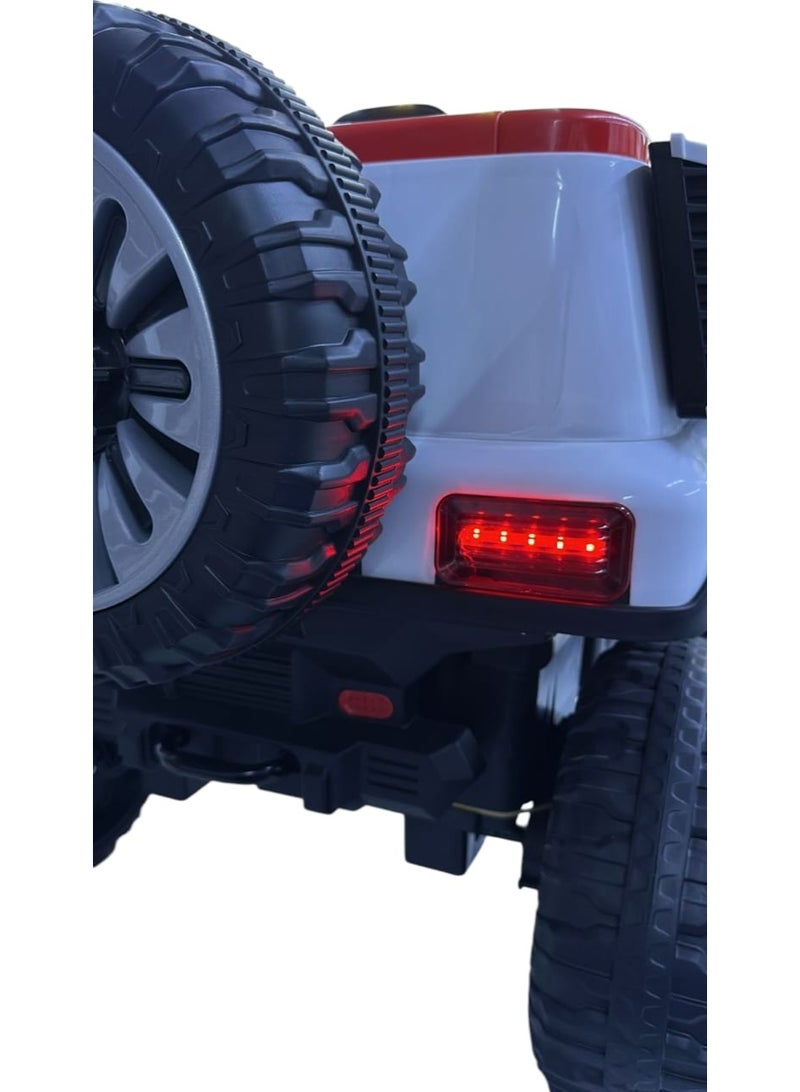 هامر سيارة جيب كهربائية للركوب - طراز هامر، بطارية ١٢ فولت، دفع رباعي مع تحكم عن بُعد ويدوي - Image 2