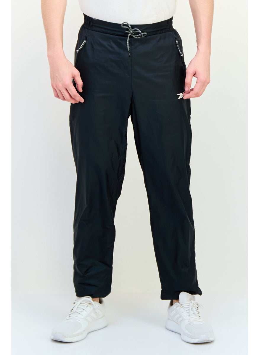 Reebok Men Sportswear Fit Drawstring Training Track Pants, Black  - Image 1