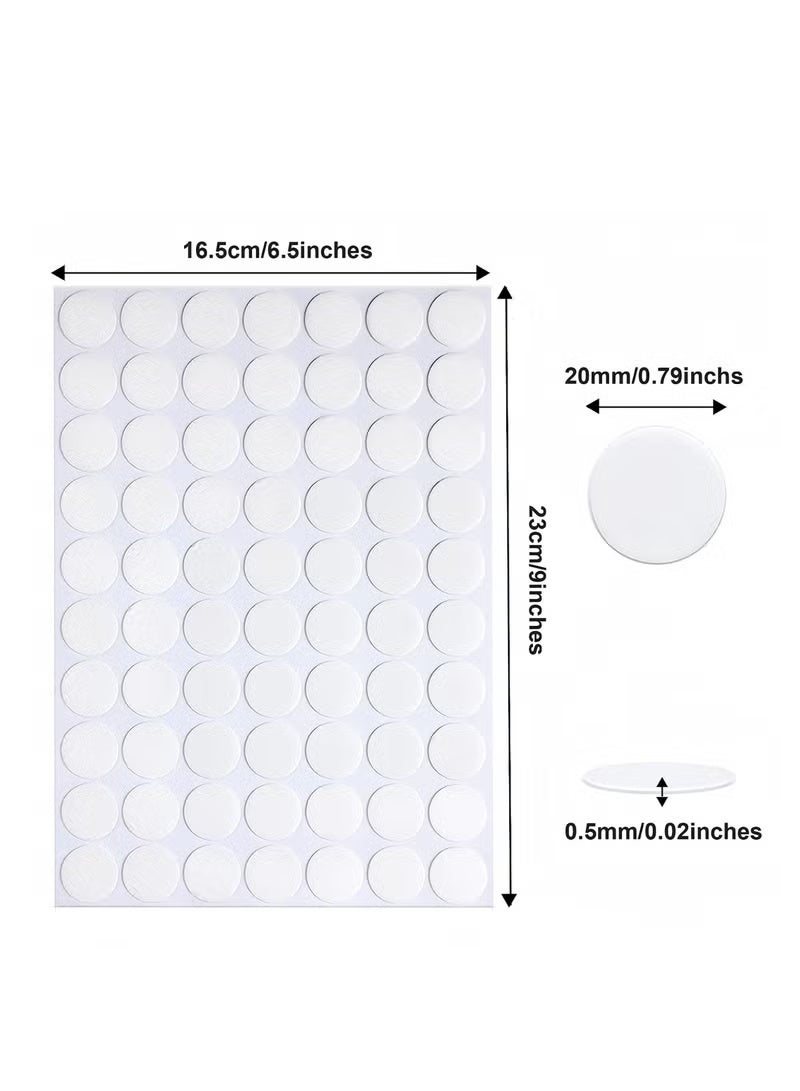 GIFT 500 Piece Double Sided Sticky Dots Stickers, Removable Round Putty, Clear Sticky Tack No Trace, Super Sticky Putty Waterproof Small Stickers for Festival Decoration - Image 2