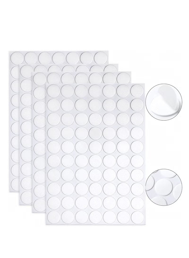 GIFT 500 Piece Double Sided Sticky Dots Stickers, Removable Round Putty, Clear Sticky Tack No Trace, Super Sticky Putty Waterproof Small Stickers for Festival Decoration - Image 1