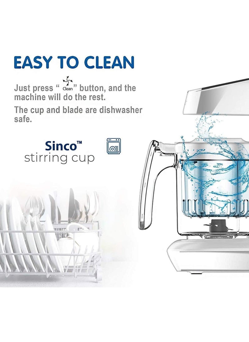 SINCO - ماكينة صنع طعام الأطفال من سينكو، محضرة الطعام للرضع والأطفال الصغار 7 في 1، ماكينة صنع الطعام تعمل باللمس مع طباخ بخار، خلاط، مفرمة، مزيل الصقيع، إعادة التسخين، المطهر والتنظيف التلقائي - Image 1