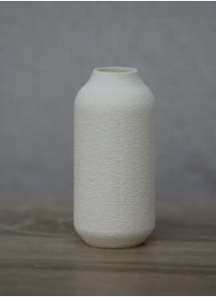 3D Brothers Modern Elegance Vase - Sleek Round Textured Design Home & Office Decor Fuzzy Skin  - Image 2