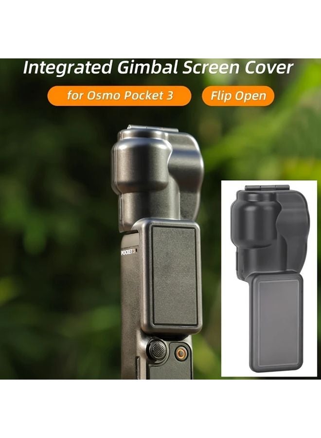 DJI Osmo Pocket 3 Protective Cover ABS PC Flip Open Dustproof Gimbal Screen Protector - Image 5