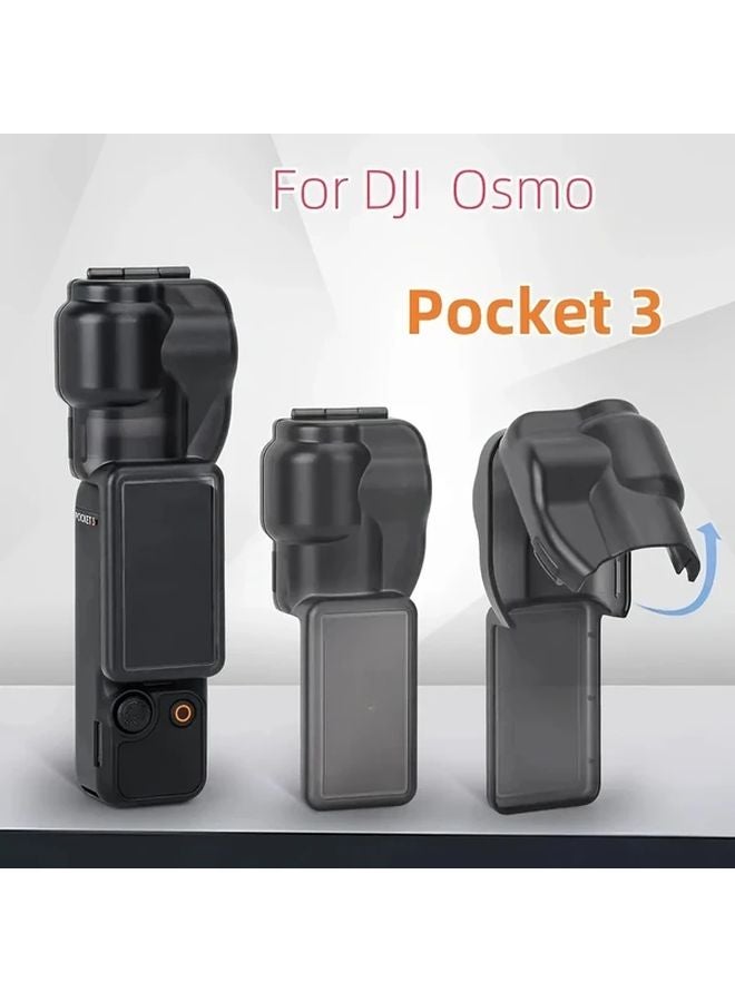 DJI Osmo Pocket 3 Protective Cover ABS PC Flip Open Dustproof Gimbal Screen Protector - Image 3