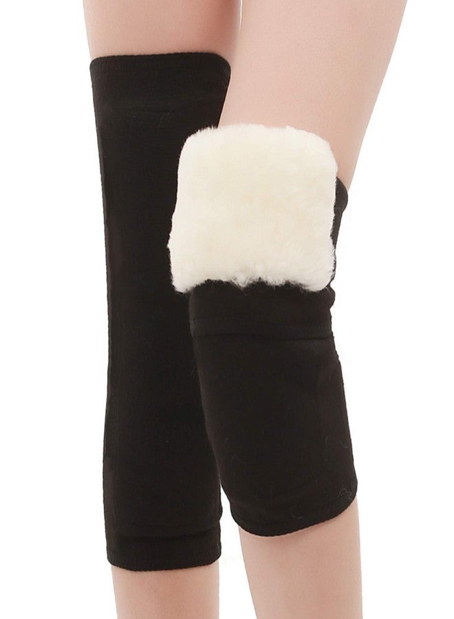 JUMISEE Men Women Warm Fleece Lined Knee Brace Leg Warmer Thermal Leg Sleeve Knee Support for Arthritis Pain Relief Yoga - Image 1