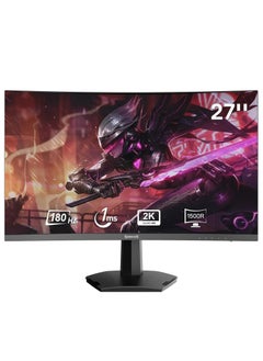 REDRAGON Redragon Gaming Monitor 27" VA 1ms 2K Curve 180Hz - GM27H10QC  - Image 1