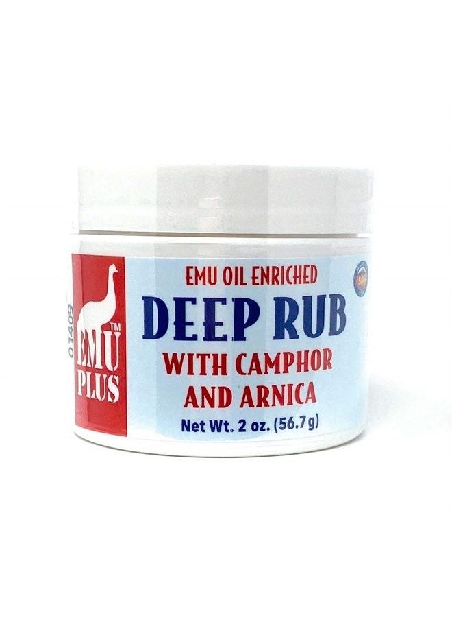 EMUPlus Deep Rub with Camphor and Arnica 2 Ounce Jar - Made with 100% Pure Emu Oil - Formulated for Older, Active Athletes - pzsku/Z621C3DEF8F3D9609DCC4Z/45/_/1683618148/3117748b-cb74-4a4e-a9e1-8292cc0eee6b