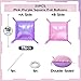 Froova Pink and Purple Square Foil Balloons Wall 25PCS Double Sided Pastel Pink Metallic Purple Balloons Backdrop Tunnel Flat Background Decorations for Girls Women Butterfly Theme Birthdays Baby Shower - Image 4