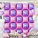 Froova Pink and Purple Square Foil Balloons Wall 25PCS Double Sided Pastel Pink Metallic Purple Balloons Backdrop Tunnel Flat Background Decorations for Girls Women Butterfly Theme Birthdays Baby Shower - Image 2