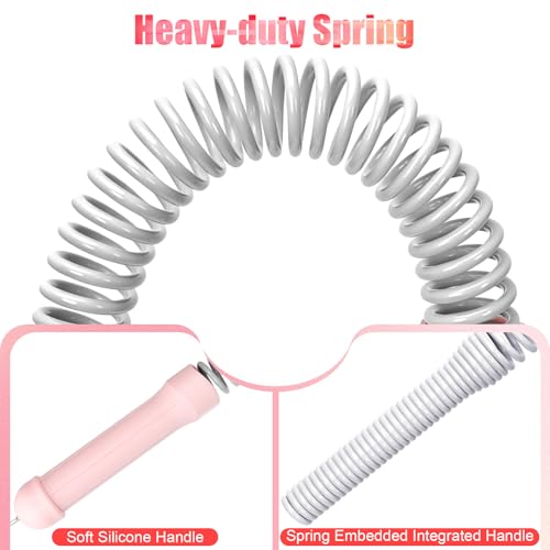 TRELC Upgrade Weighted Ropeless Battle Ropes, 2PCS Cordless Battle Rope for Home Gym, HIIT, Strength, Quiet Portable Training Rope, Workout Ropes Versatile Fitness Equipment for Men Women (Pink) - Image 3