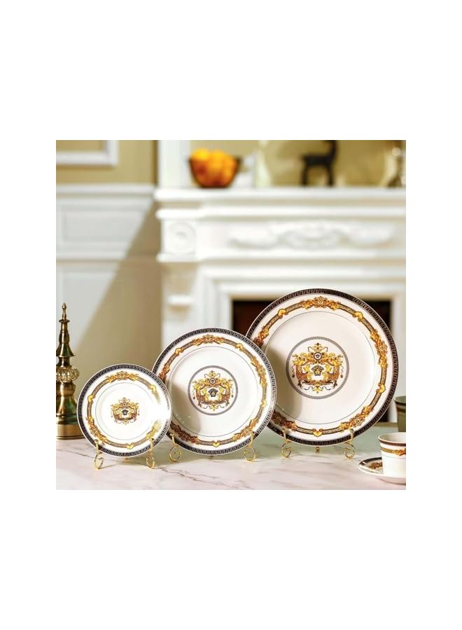 The Bros Plate Stands, Display Stand Iron Metal Photo Holder Stand, Display Picture Frame Clock Holder, Gold Iron Easel Plate Holder, Metal Display Stands (10 inch) - Image 5