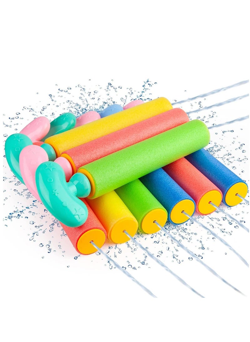 Excefore Water Toy for Kids, 9 Pack Foam Water Blaster Squirt Toy Set for Swimming Pool Toys Adults, Water Toy Blaster Shooter - Image 1