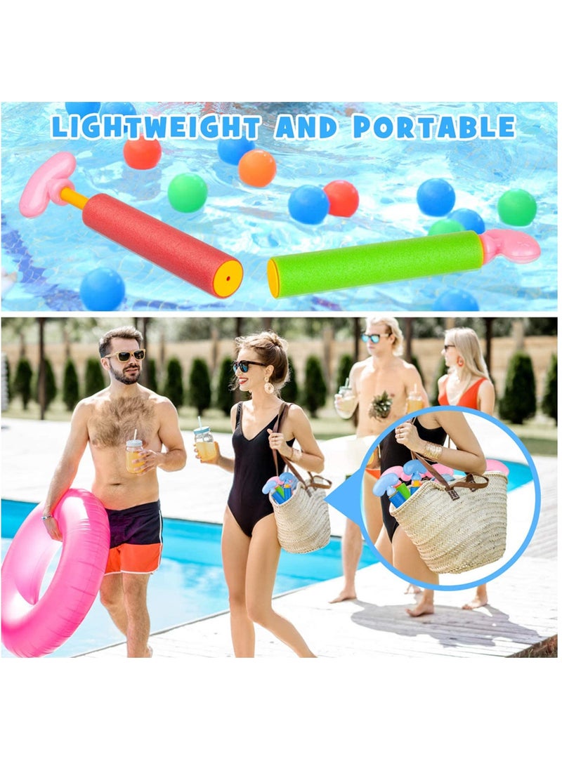 Excefore Water Toy for Kids, 9 Pack Foam Water Blaster Squirt Toy Set for Swimming Pool Toys Adults, Water Toy Blaster Shooter - Image 4