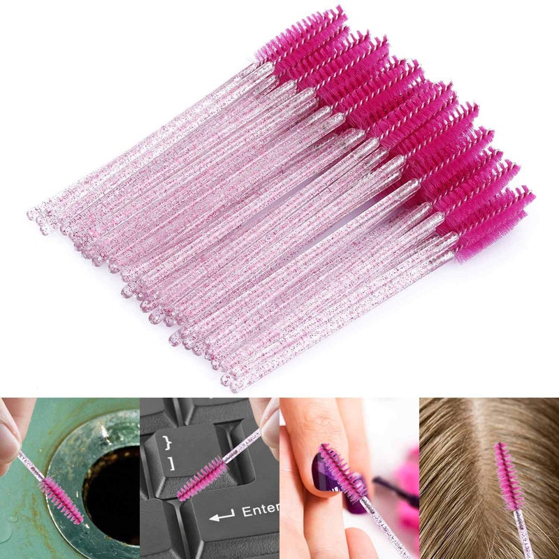 Tbestmax 500 Disposable Mascara Wands Eyelash Brush Spoolies for Eyebrow Eye Lash Extension Colorful - Image 5