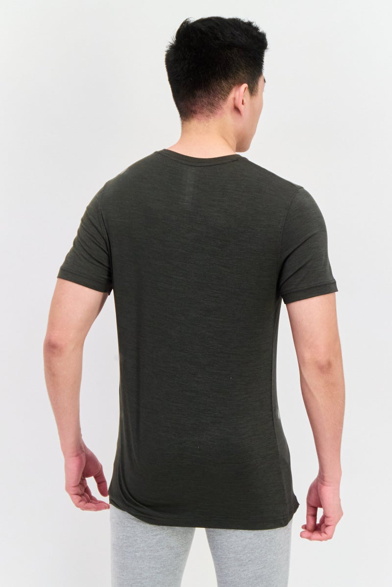 Legend ملابس رياضية للرجال مكونة من قطعتين بأكمام قصيرة، زرقاء - Image 3