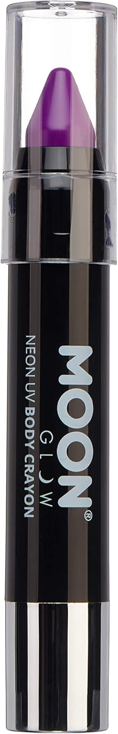Moon Glow Neon UV Paint Stick Body Crayon for the Face Body Intense Purple