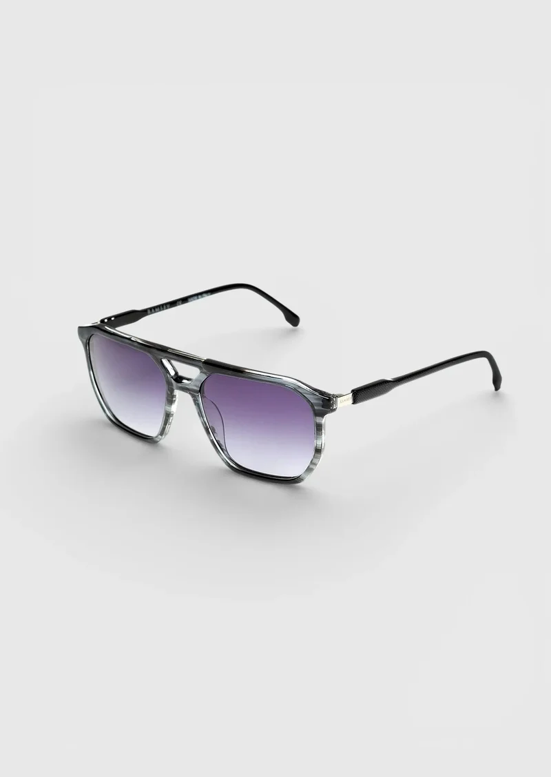 Ramsey Dark Grey Glasses