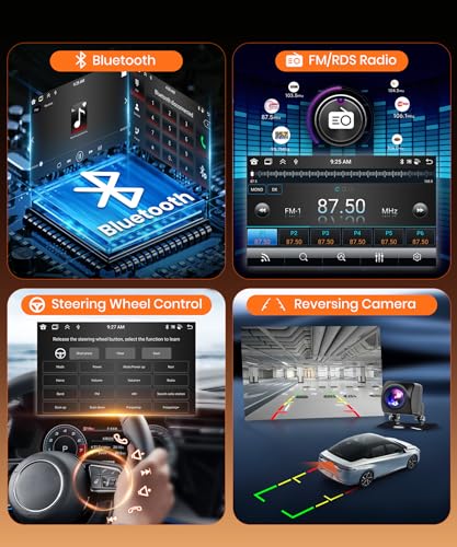 VECHTEL 4G+64G Android 15 Car Stereo for Chevy Chevrolet Silverado SSR Tahoe 2003-2006,GMC Siera Yukon 2003-2006,Hummer H2 2003-2007 with Wireless Carplay Android Auto, GPS Navigation, Backup Camera - Image 4