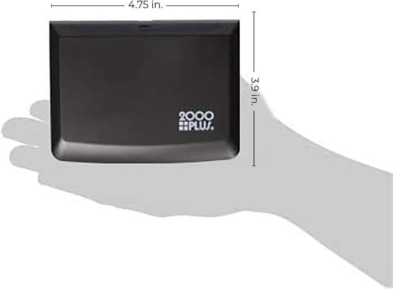 2000Plus Stamp Pad, Felt, Size No.1, 2-3/4" x 4-1/4", Black Ink (090406) (Pack of 12) - Image 4