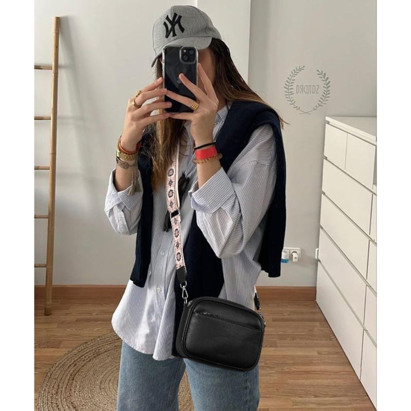 CLUCI Small Crossbody Bags for Women Crossbody Purses for Women Cross Body Bag Crossbody Purse with Adjustable Wide Strap - Image 3