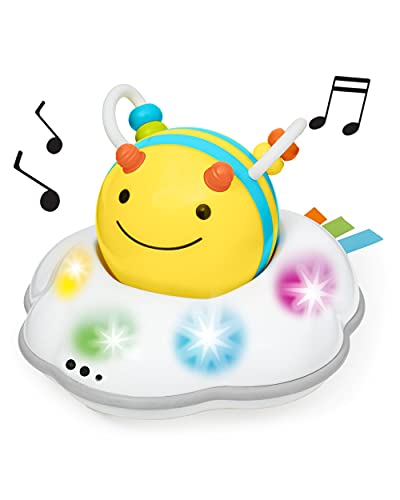 Skip Hop Baby FollowMe Bee Tummy Time Crawl Toy 3Stage Infant Sensory Development with Lights Sounds and Music Explore More Age 5m - Image 1