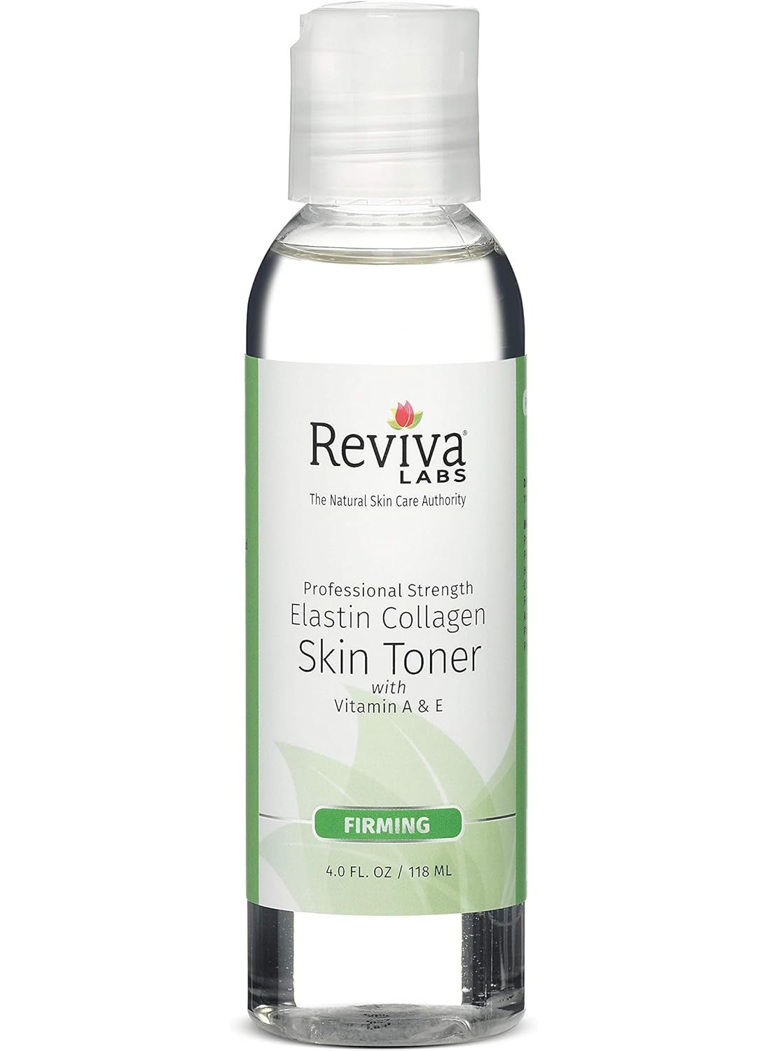 Reviva Labs Elastin Collagen Skin Toner with Vitamin A Vitamin E  Reviva Labs  for Dry Skin Aging Skin Alcohol Free Restores pH and Firms and Tones Skins Appearance 