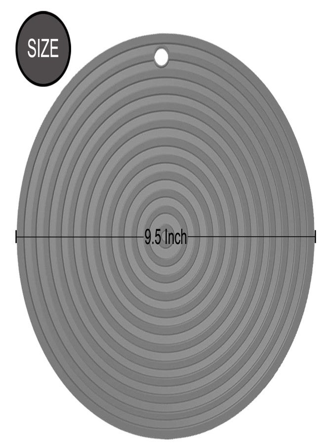 Metopets 2 Pack Silicone Pet Food Mat, Small Rubber Mat for Dog Bowl, Cat Food Mat, Cat Bowl Mat Placemat Prevent for Food and Water Overflow, 9.5"x9.5" - Image 4