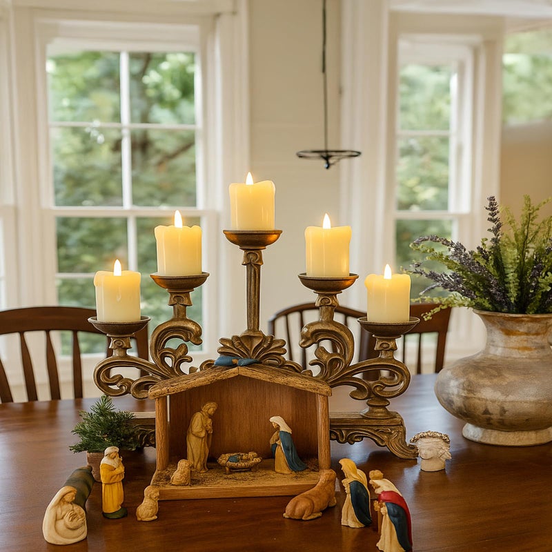 Lezonic Flameless Votive Candles Battery Operated with Remote and Timer, Pack of 6 (D:2" X H:2") LED Ivory White Long Lasting Flickering Wax Candles with Realistic 3D Flame - Image 3