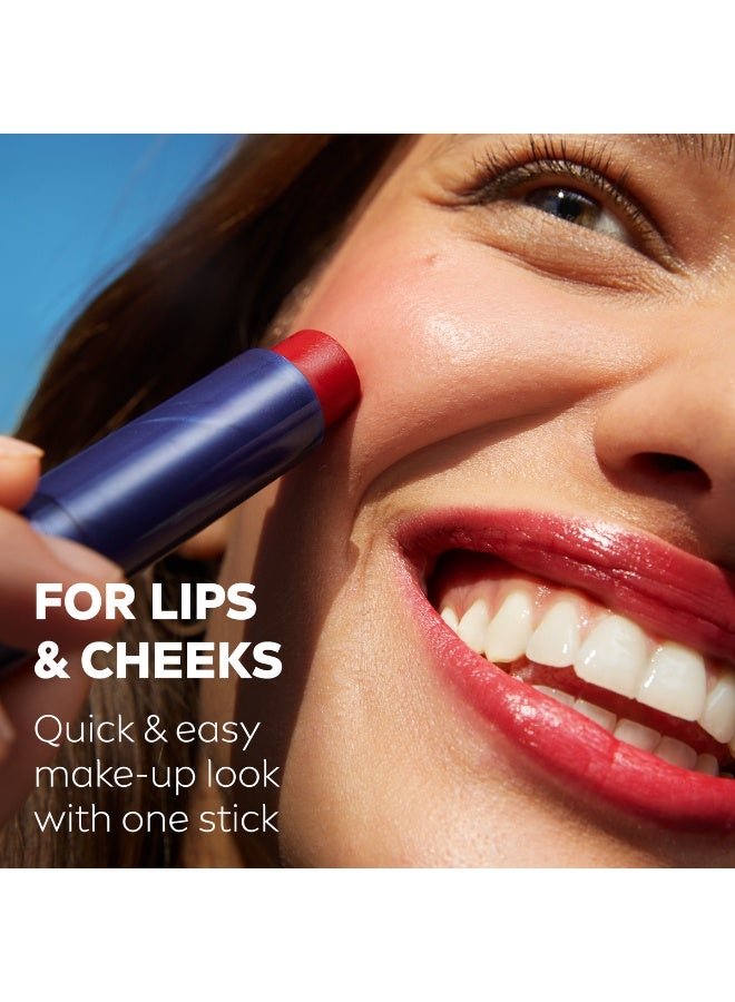 Labello Red Color Lip And Cheek Balm SPF 30 Moisturising Tint With Sun Protection - Image 3